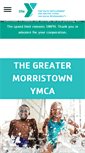 Mobile Screenshot of greatermorristownymca.org