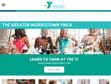 Tablet Screenshot of greatermorristownymca.org